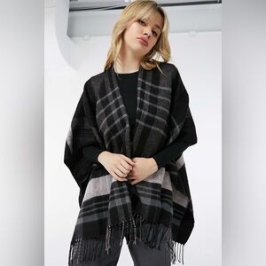 Plaid shawl from Ardene